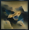 Landscape Abstract -3 — Oil Painting by Devendra Thiyam