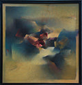 Landscape Abstract -5 — Oil Painting by Devendra Thiyam