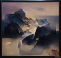 Landscape Abstract -7 — Oil Painting by Devendra Thiyam