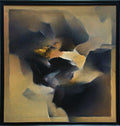 Landscape Abstract -8 — Oil Painting by Devendra Thiyam