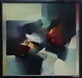 Landscape Abstract -9 — Oil Painting by Devendra Thiyam