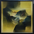 Landscape Abstract -10 — Oil Painting by Devendra Thiyam