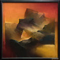 Landscape Abstract -12 — Oil Painting by Devendra Thiyam