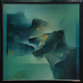 Landscape Abstract -13 — Oil Painting by Devendra Thiyam