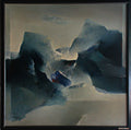 Landscape Abstract -14 — Oil Painting by Devendra Thiyam