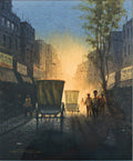 Street Rickshaw — Watercolour Painting by Sudipta Karmakar