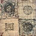 Untitled by Vishal Bhand -2 — Acrylic Artwork on Textile by Vishal Bhand