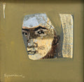 Small Head — Oil Painting by Tapas Ghosal