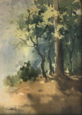 Tree -2 — Watercolour Painting by Tapas Kanti Mitra