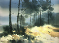 Shillong -9 — Watercolour Painting by Tapas Kanti Mitra