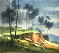 Shillong -10 — Watercolour Painting by Tapas Kanti Mitra