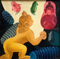 Untitled by Satyajit Ray -2 — Oil Painting by Satyajit Ray